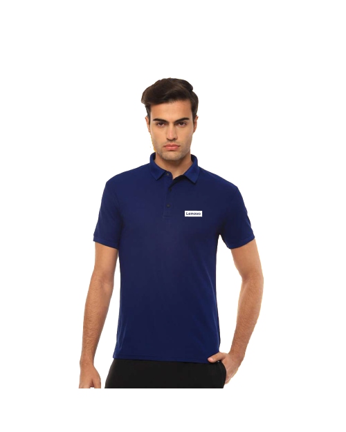 Hummel Jaye Polo Poly Tshirt-Navy Blue